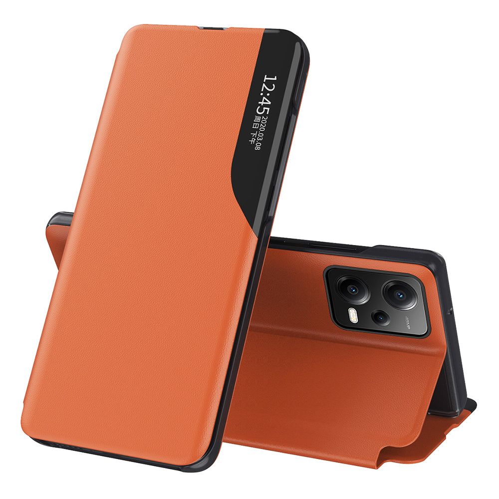 For Xiaomi Poco X5 5G Redmi Note 12 5G (Global) (India) (China) PU Leather Phone Stand Case Side View Window Phone Cover For Xiaomi Poco X5 5G Redmi Note 12 5G (Global) (India) (China) PU Leather Phone Stand Case Side View Window Phone Cover